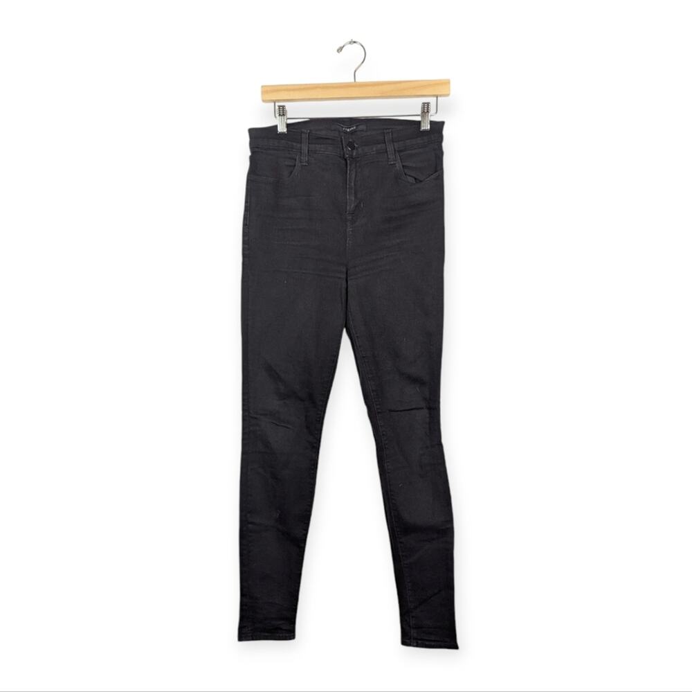 J Brand Vanity Black Maria Photo Ready High Rise Skinny Jeans Size 30